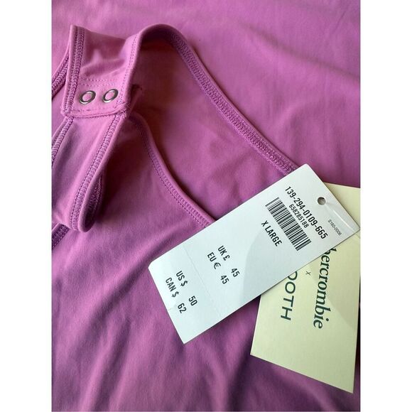 Abercrombie & Fitch X Tia Booth Soft Matte Seamless Grown-On Bodysuit Size XL - Picture 9 of 10